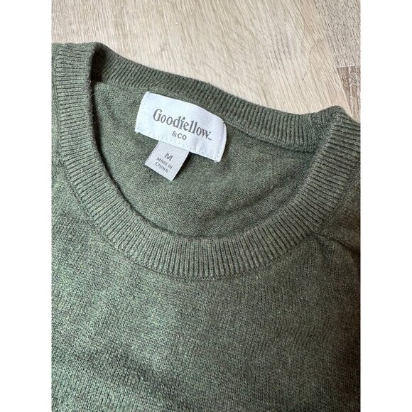 Men's Goodfellow & Co Green Knit Sweater Size Medium - Picture 3 of 3